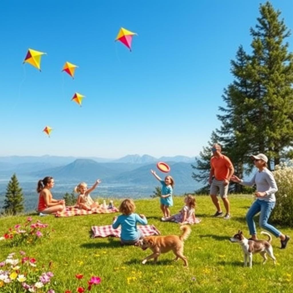 Activités familiales en plein air