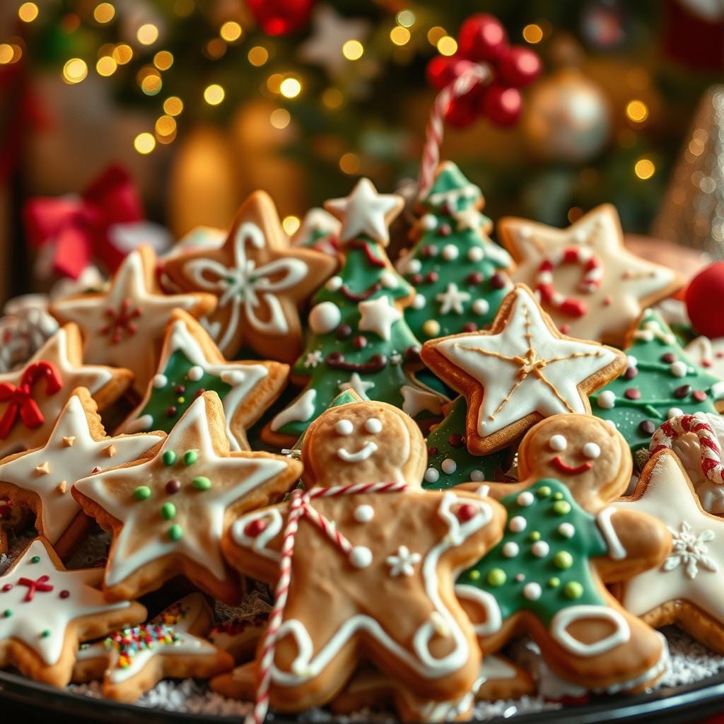 Biscuits de Noël décorés