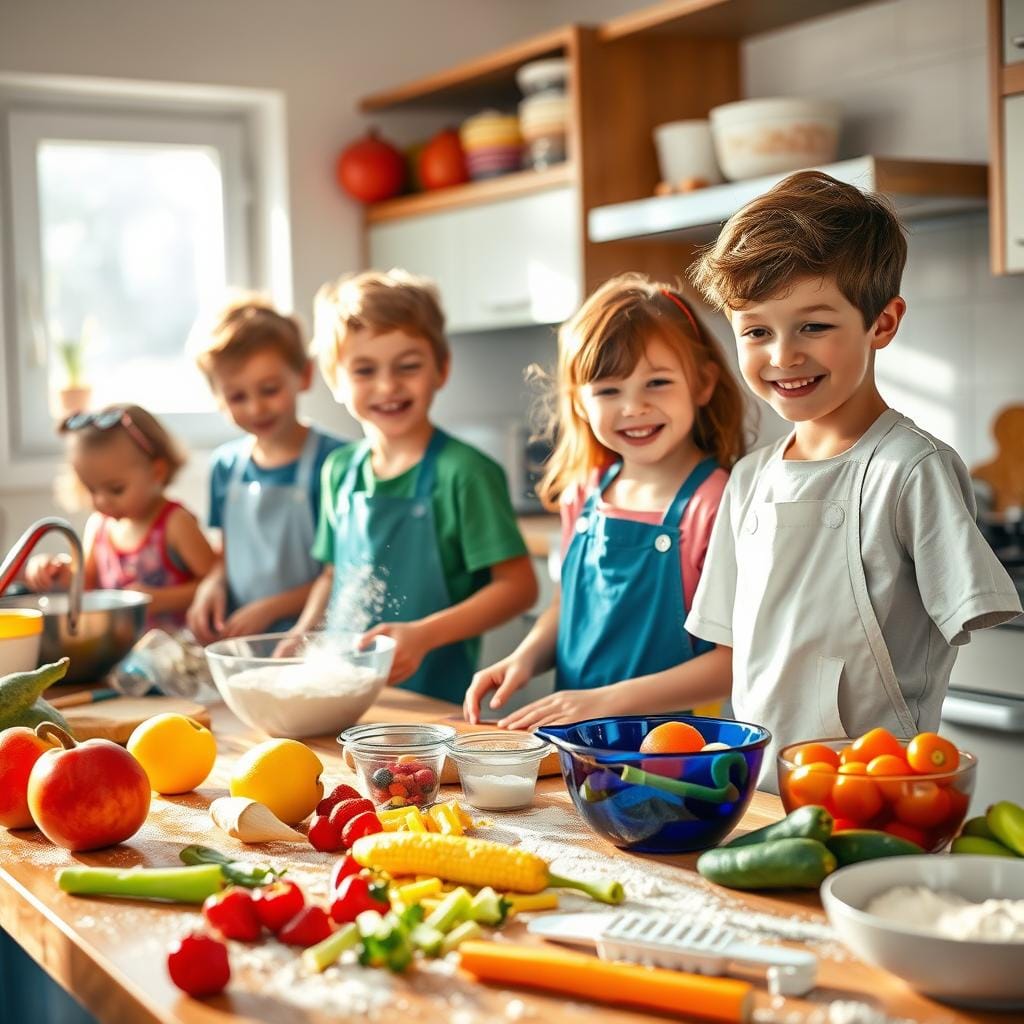 Cuisine ludique enfants atelier culinaire