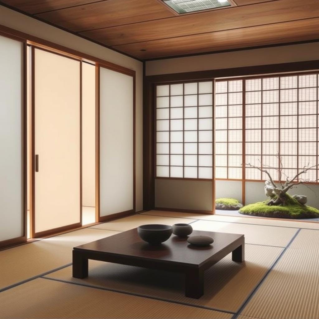 Décoration minimaliste japonaise