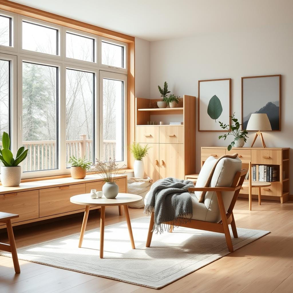 Éléments de décoration scandinave