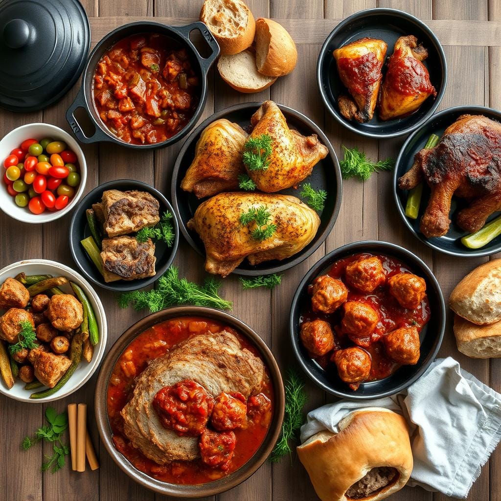 Plats de viande économiques