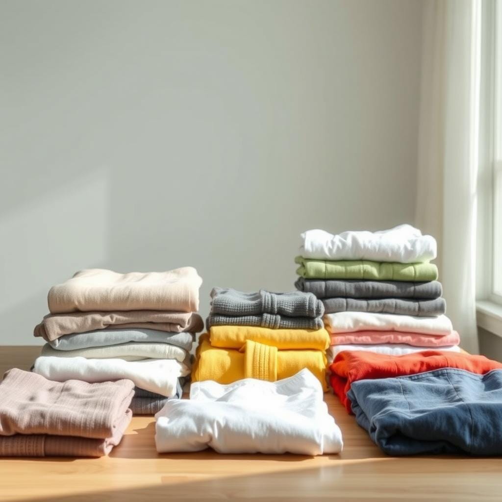 Pliage de vêtements méthode KonMari