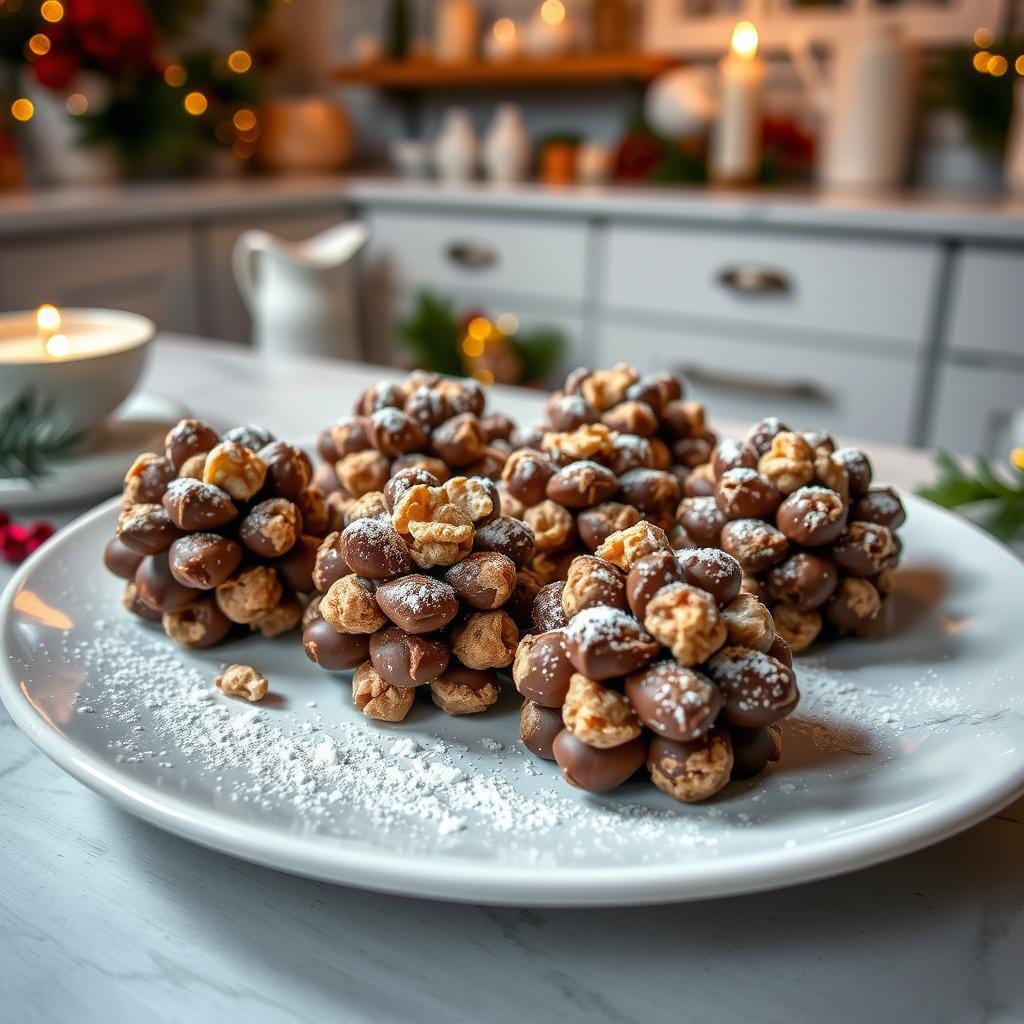 Roses des sables au chocolat