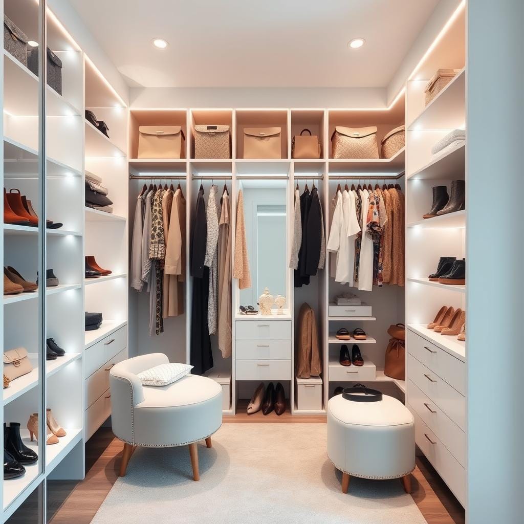 aménagement dressing