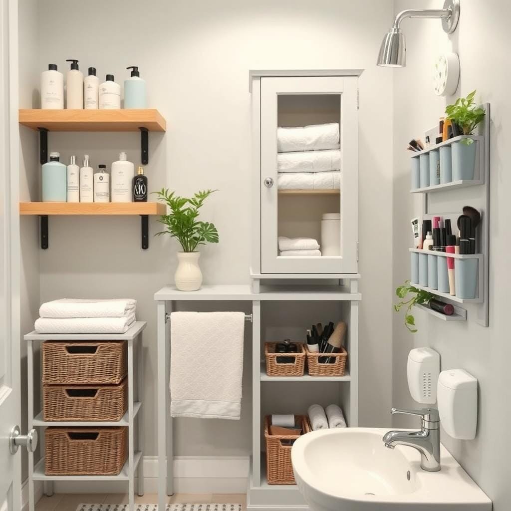 astuces rangement salle de bain