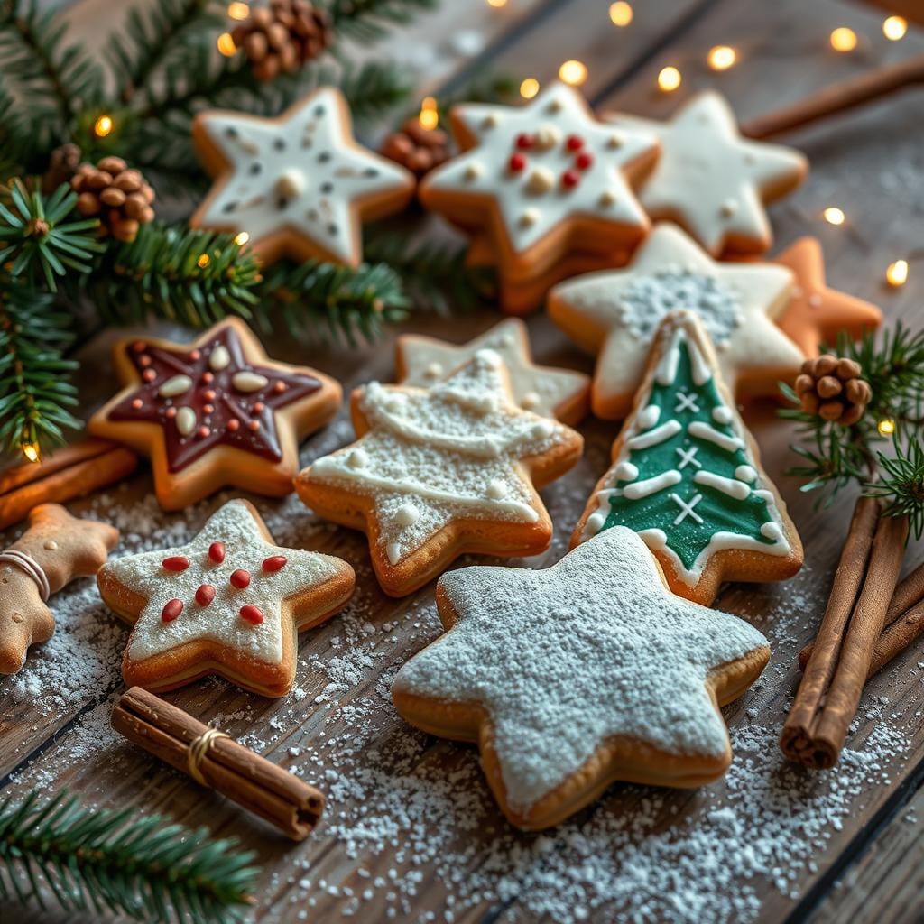 biscuits de noël aux amandes et miel