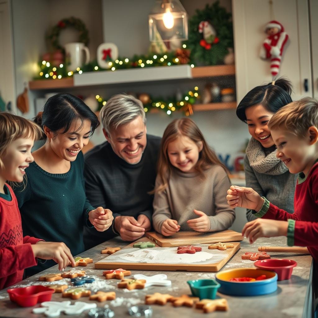 famille cuisine biscuits de noël