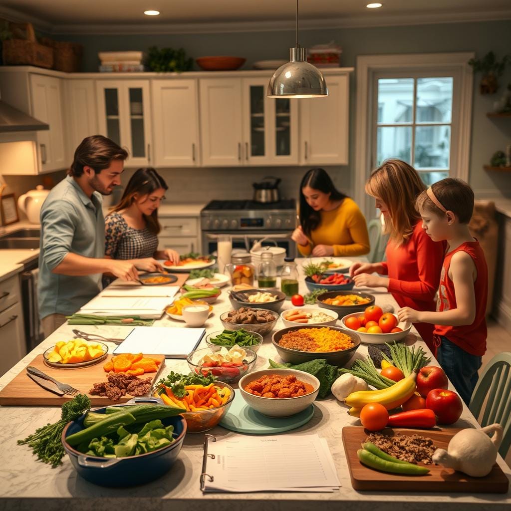 organisation repas famille