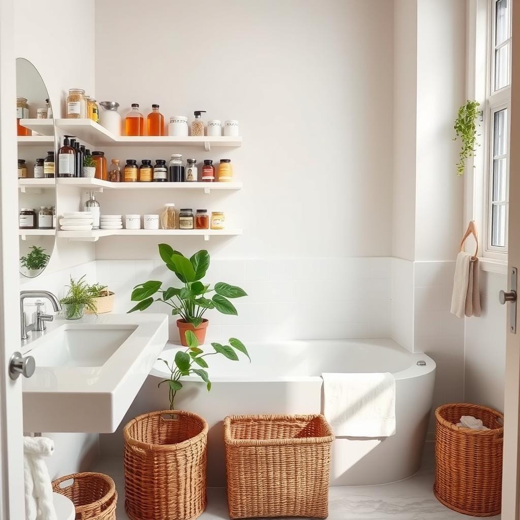 organisation salle de bain