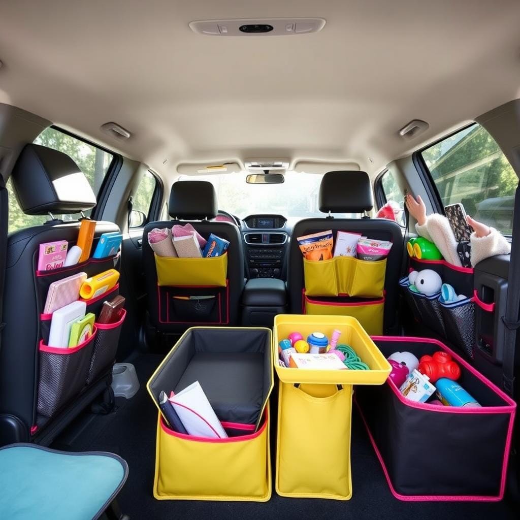 solutions de rangement voiture familiale