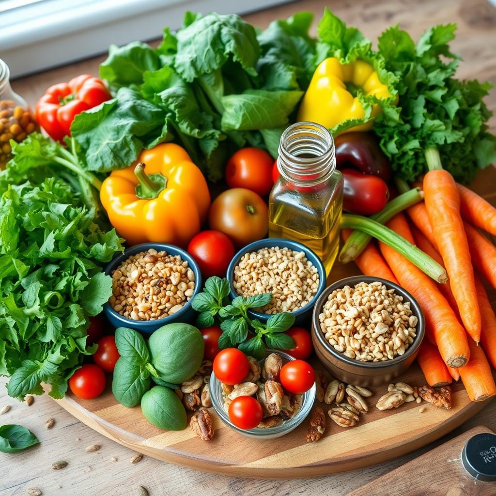 Ingrédients sains pour cuisine équilibrée