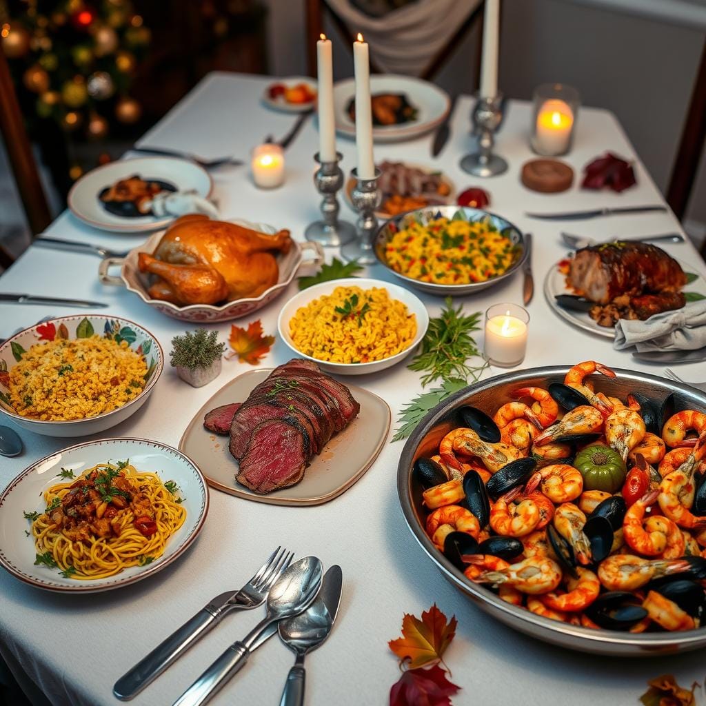 Plats uniques pour repas de fête