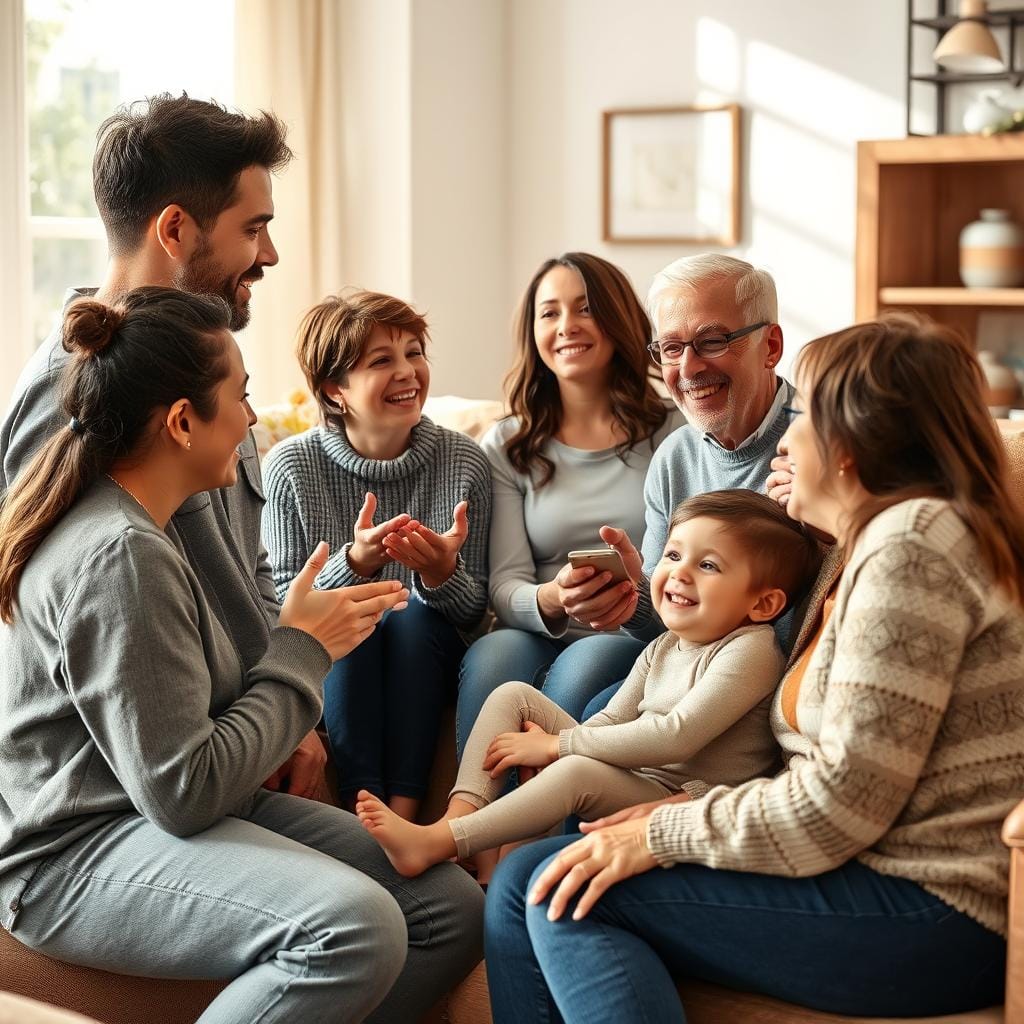 Communication non-verbale en famille