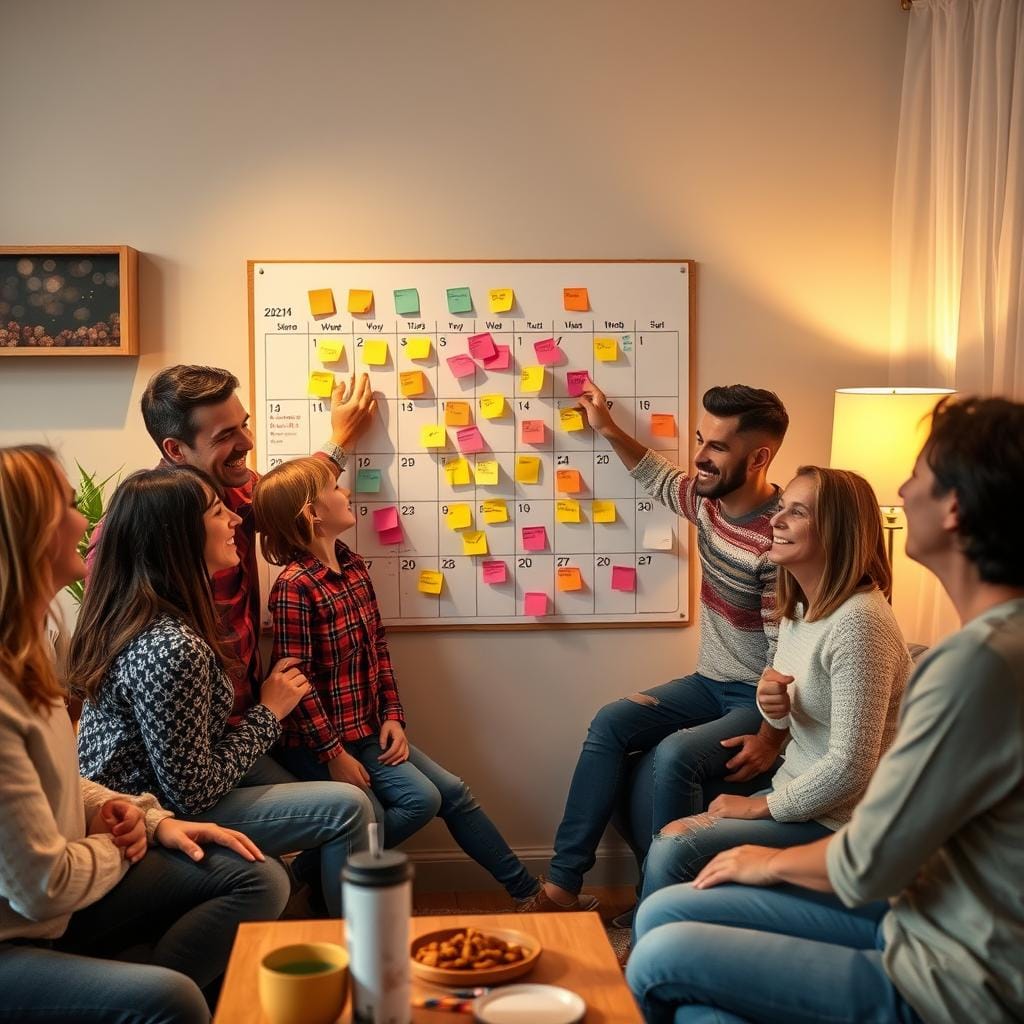 Coordination des activités familiales