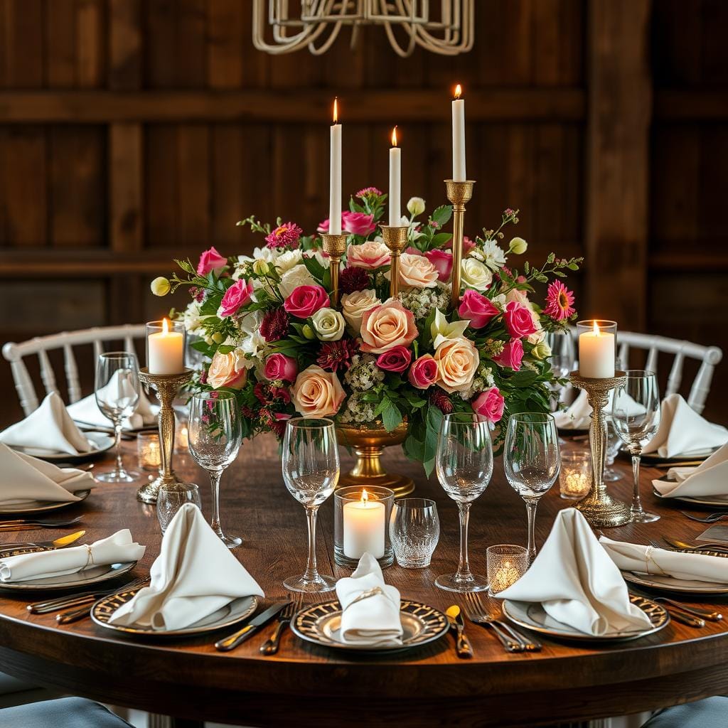 Décoration de table pour occasions spéciales