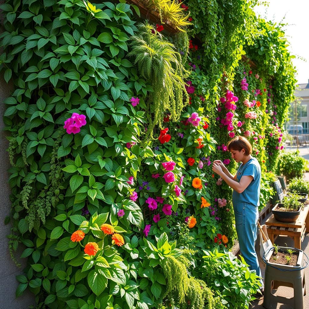 Entretien jardin vertical