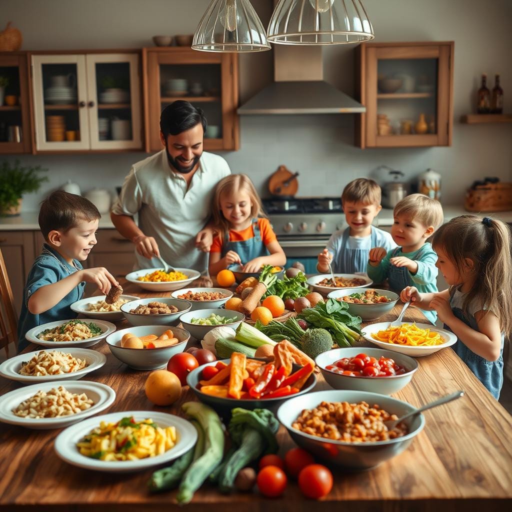 Repas familiaux cuisine conviviale