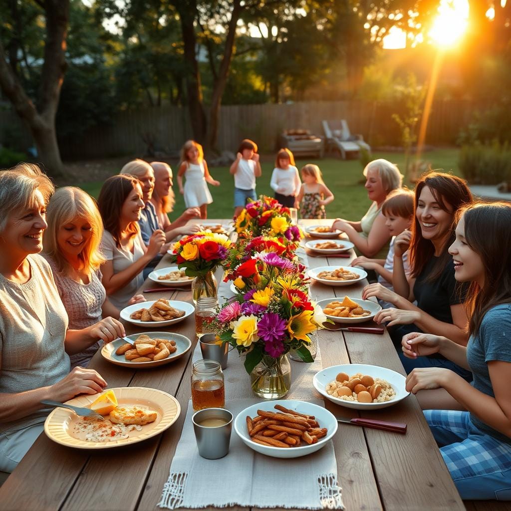 Réunions de famille et traditions familiales