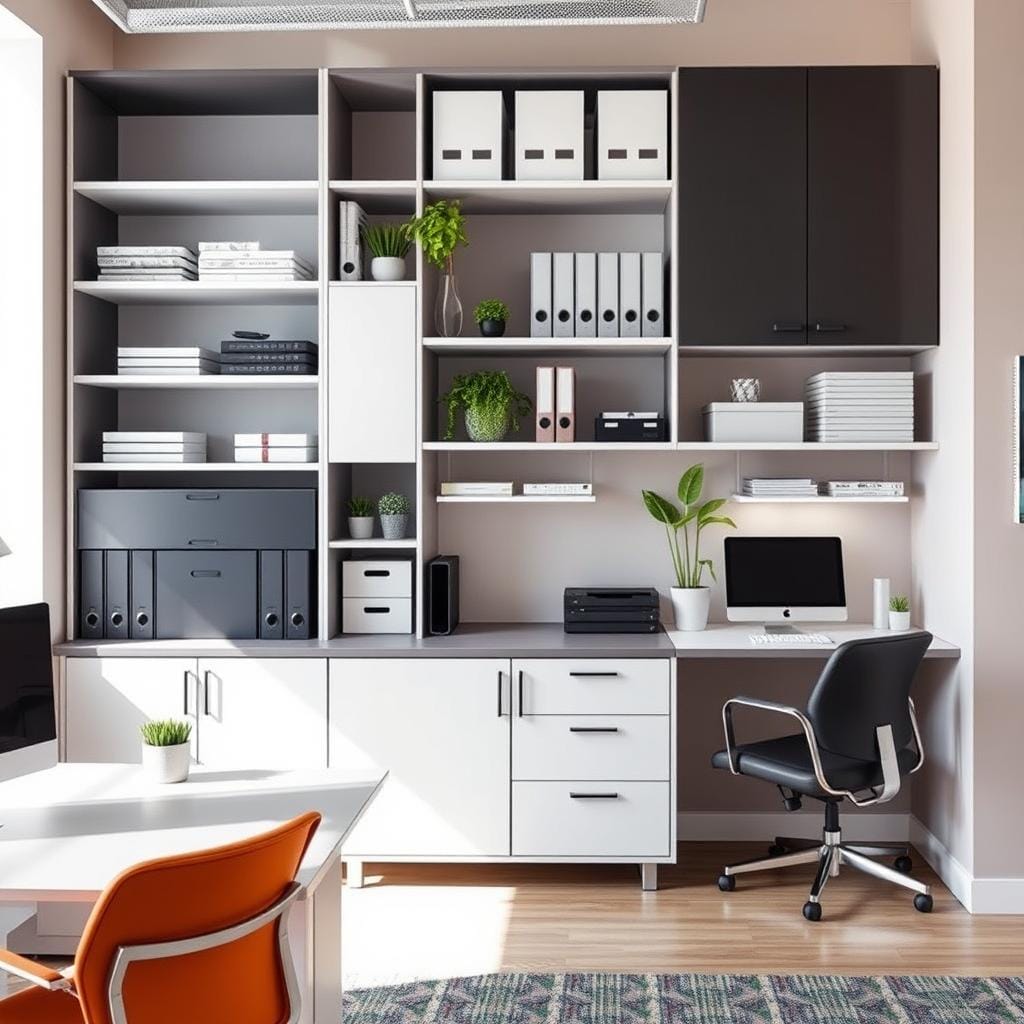 Solutions de rangement de bureau modernes